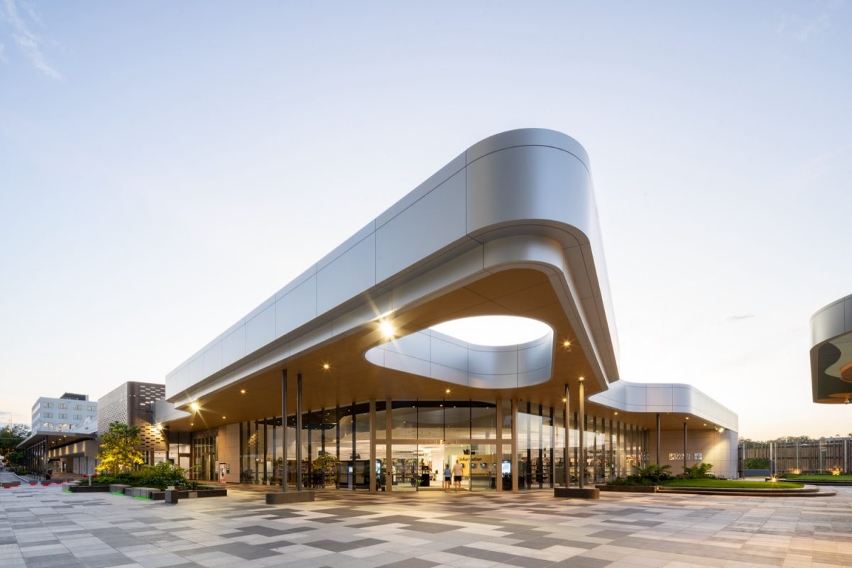 Ipswich Library + Plaza Skypanel